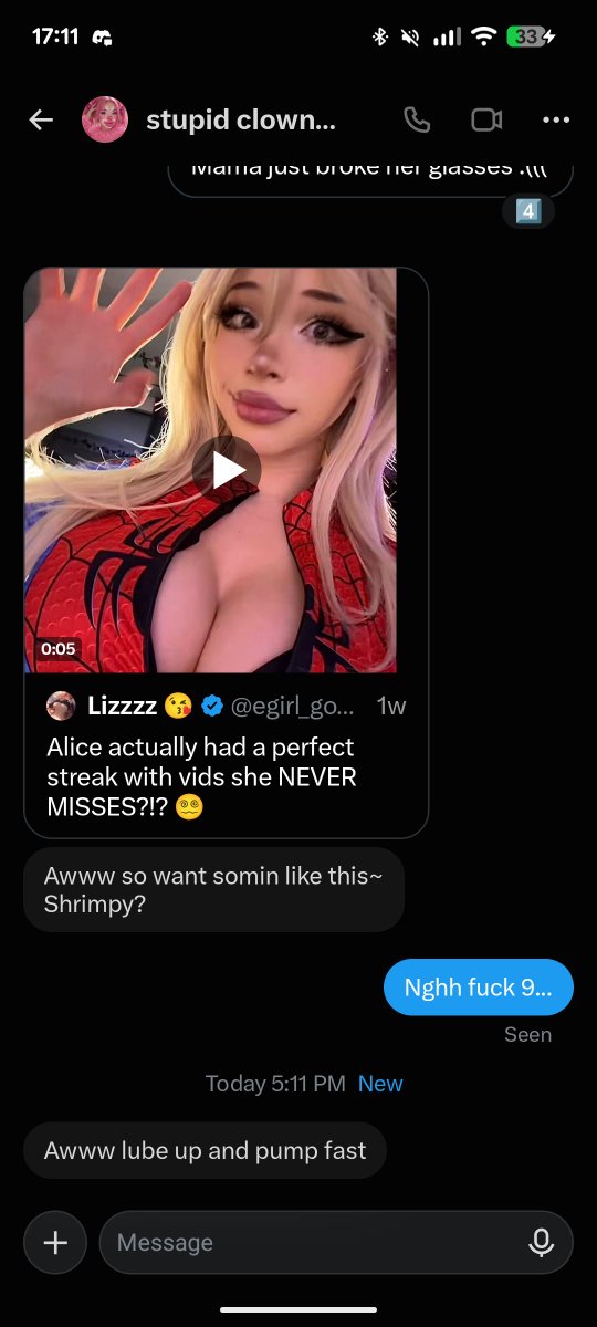 DOMCLICK234's tweet photo. I'm a gross little gooner who lost to @wankbattler2346 and is going to cum on command for them. Please battle them 

#wankbattle #wankchat https://t.co/iYh7K0SagI