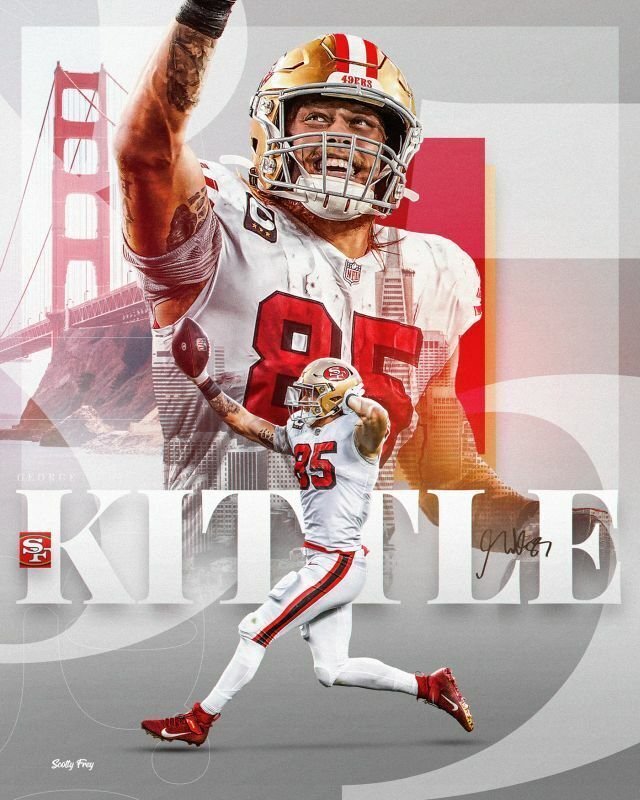 49ers_Chile's tweet photo. Touchdown down!! @gkittle46 @NFLChile https://t.co/B7Nx6pG1Xl