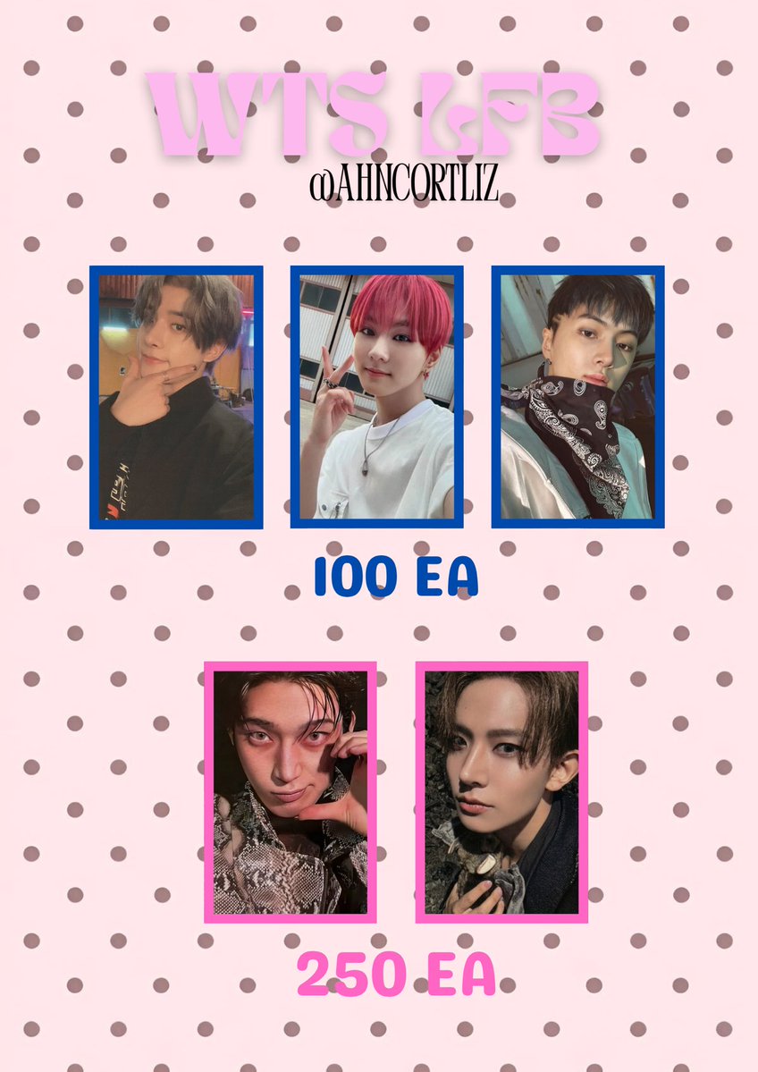 ahncortliz's tweet photo. ⋆.𐙚 WTS LFB ENHYPEN PHOTOCARDS PH 

#lizcart 

ᯓ★ ₱ in pic 
ᯓ★ payo / can do 1 week dop if taking more 
ᯓ★ 📍 rizal
ᯓ★ mod: J&amp;T 
ᯓ★ mop: gotyme/gcash 
ᯓ★ x SENSI &amp; IMPATIENT buyers 
ᯓ★ reply/dm to claim https://t.co/90nE9PcQXH