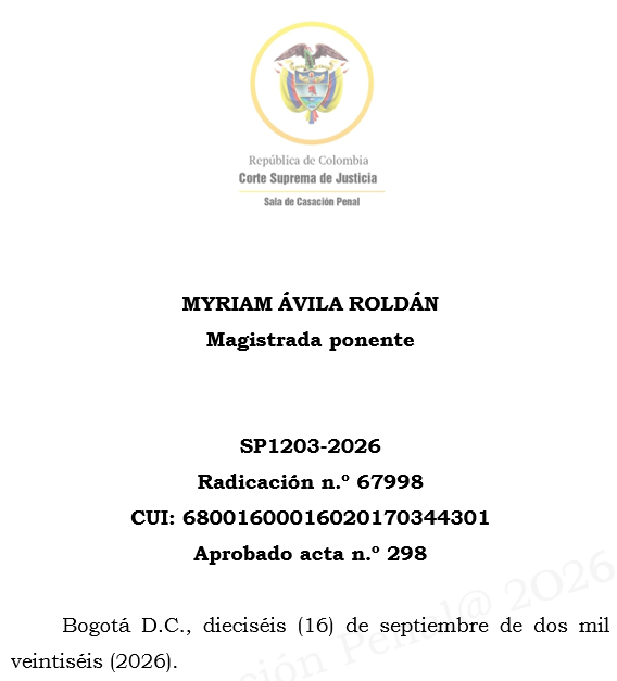 loviedoH's tweet photo. Corte S. Rad. 67998/26. Lesiones Personales.

Cruzar el semáforo en la transición de luz roja a verde es incrementar el riesgo que generó el resultado lesivo. Información utilizada por agentes de tránsito para elaborar informe fue la versión de la víctima lo cual es prueba de https://t.co/F5M0ib3Grc