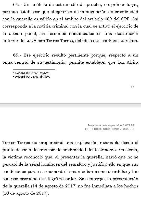 loviedoH's tweet photo. Corte S. Rad. 67998/26. Lesiones Personales.

Cruzar el semáforo en la transición de luz roja a verde es incrementar el riesgo que generó el resultado lesivo. Información utilizada por agentes de tránsito para elaborar informe fue la versión de la víctima lo cual es prueba de https://t.co/F5M0ib3Grc