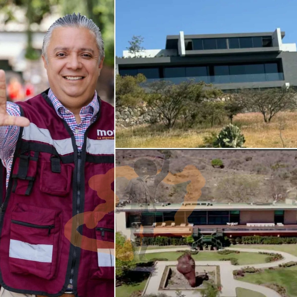 SalemHitman1's tweet photo. ¡Otro mexicano que salió de la pobreza!

Descubren casa de 60 millones al ex secretario de finanzas de Michoacan Luis Navarro Garcia en el exclusivo campo de golf 3 Marías

Adquirió el terreno cuando apenas llevaba un año y omitió declarar la construcción de la lujosa propiedad https://t.co/gbl3377id6