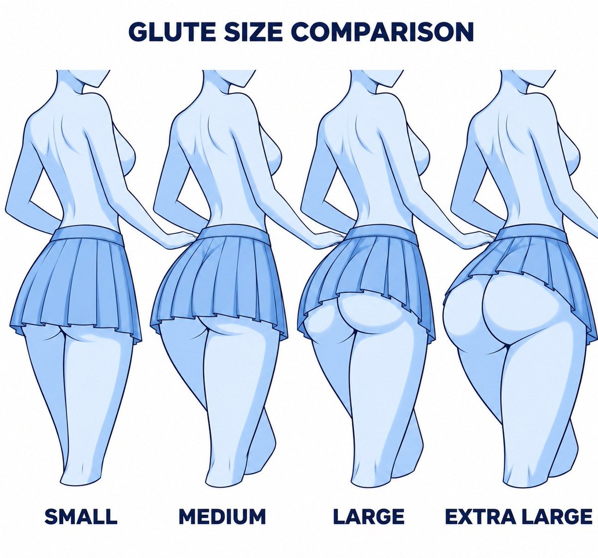 ChromaFlowx's tweet photo. Which booty type would you choose for your character? https://t.co/x4oDzuQiHJ