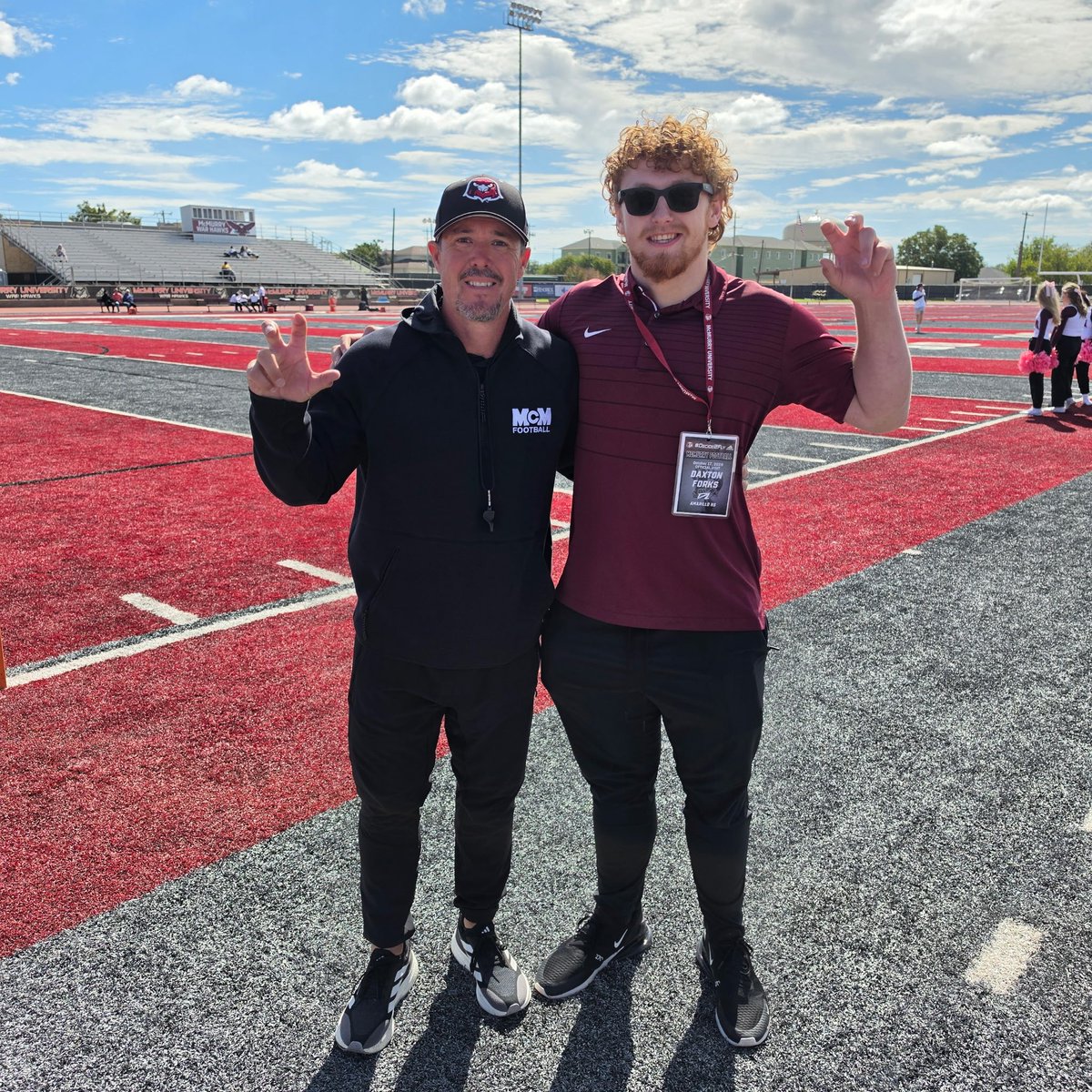 DaxtonForks's tweet photo. Had a great time with @McMURRYFOOTBALL thanks for the invite, what a blessing it was to be there. Came out with the win.@CoachNealMcM @IamCoachWash https://t.co/hh8eNgSntM