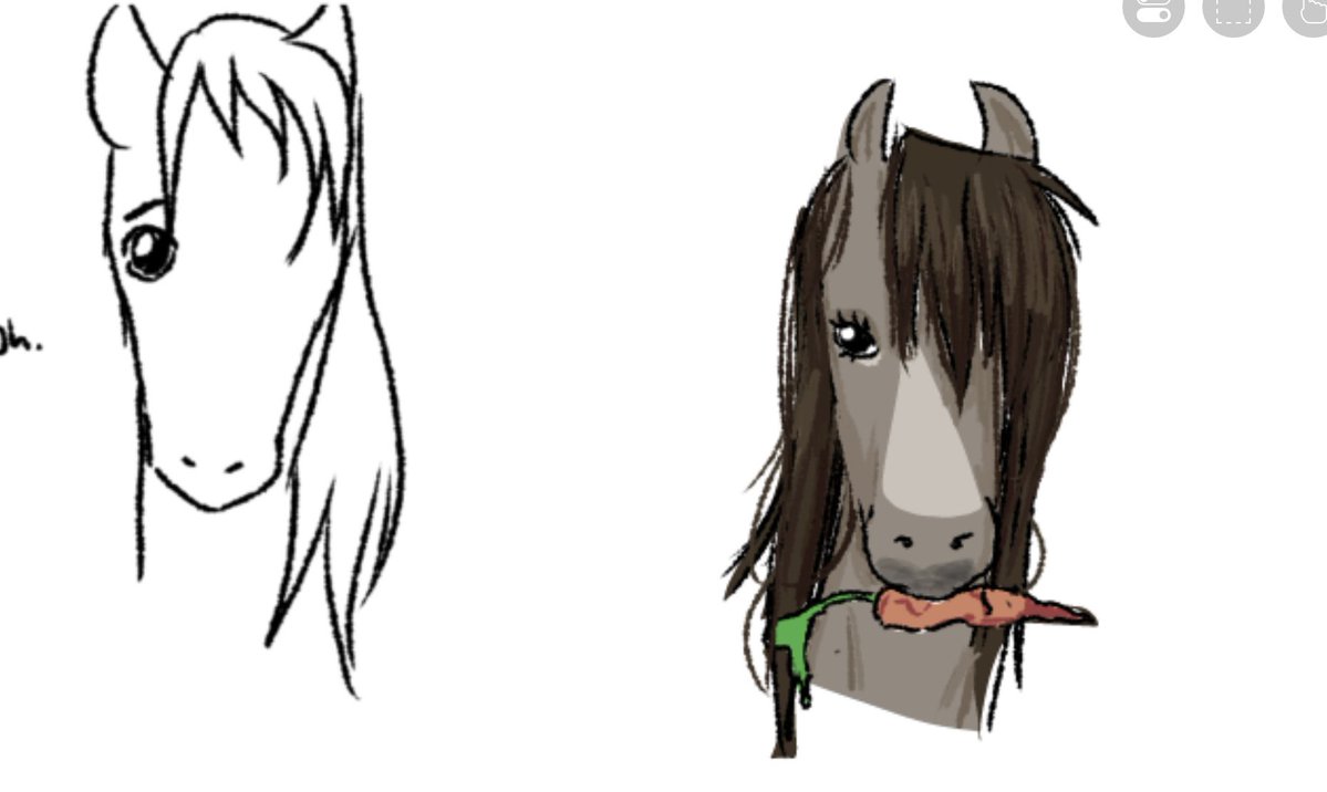 boywithabh2's tweet photo. very rare nathan art post oh dear god its all horse https://t.co/jJA4PnfygW