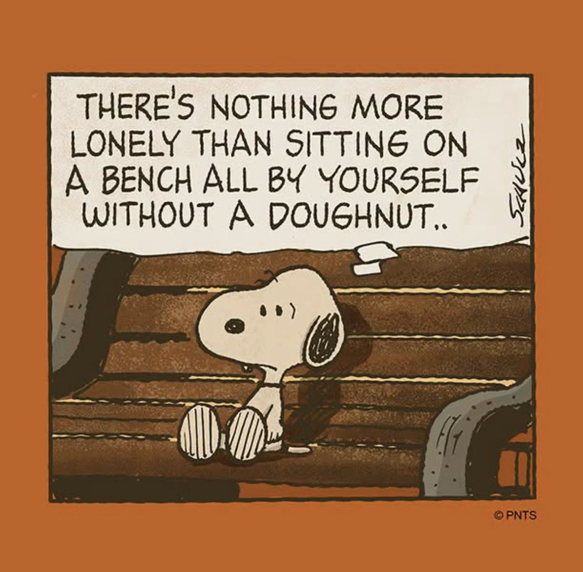 Peanuts_4Fans's tweet photo. Don’t be sad! Get yourself a doughnut! #Peanuts https://t.co/Z3H0ROA5Wu