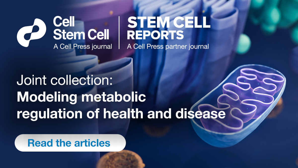 CellPressNews's tweet photo. Collection from @CellStemCell and @StemCellReports bringing together work using stem cells and stem cell-based models to understand metabolic control in development, regeneration, aging, disease, &amp; therapeutic response
https://t.co/q39llirMPV
@GairdnerAwards @SickKidsNews @ISSCR https://t.co/wfm26BsuMa
