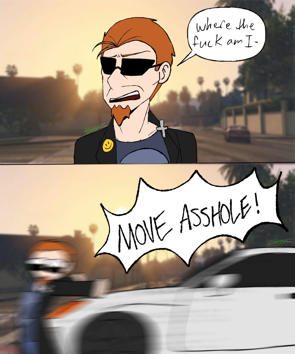 Neon_X69's tweet photo. #POSTALtober day 19 - GTA vs POSTAL
You can't see them but Michael and Franklin are in there https://t.co/Mii7QfEWEJ