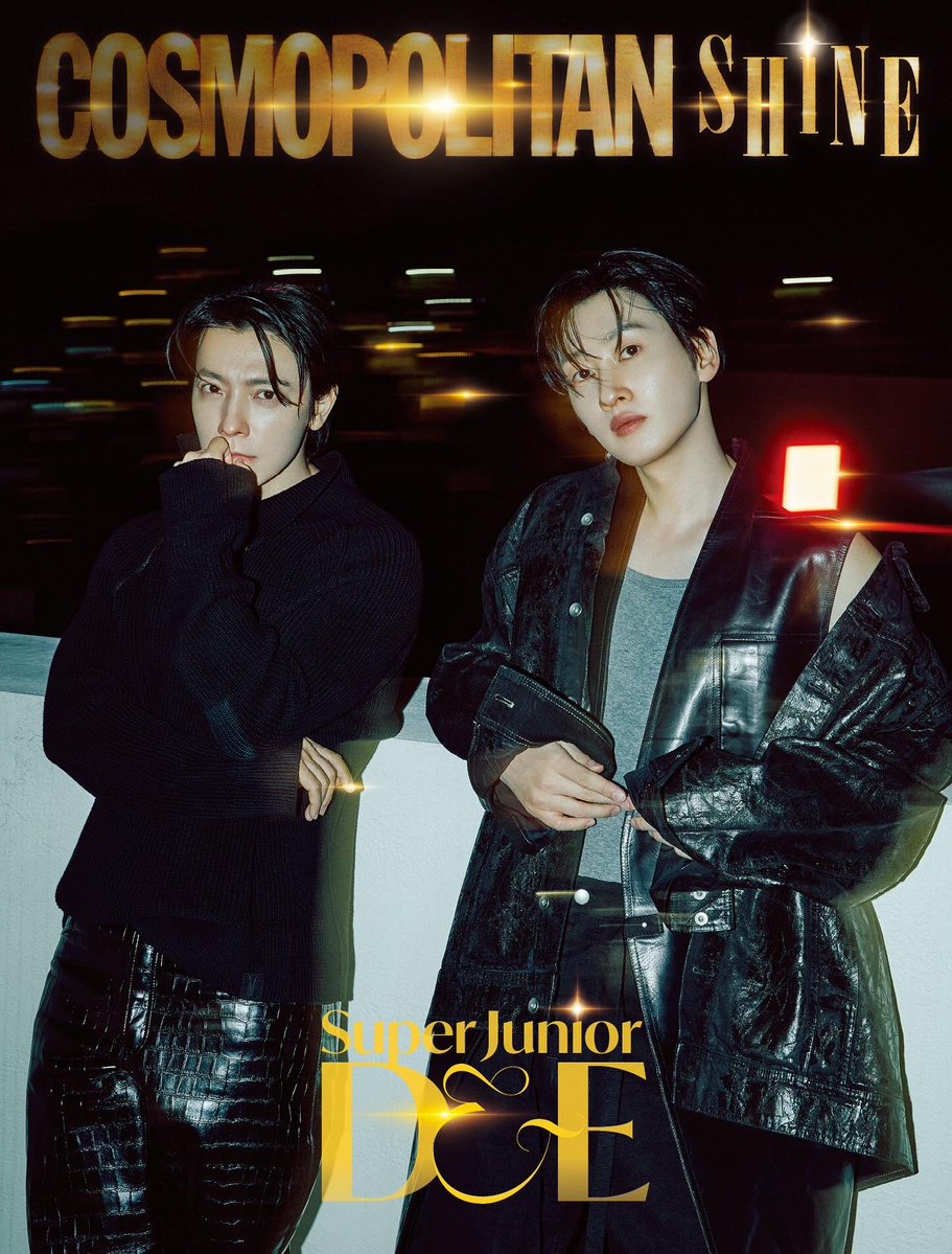 ShaleHaeHae's tweet photo. D&E so gorgeous ✨

November issue of Cosmopolitan Shine.

#donghae #동해 #eunhyuk #은혁 

Donghae and Eunhyuk, longtime friends who remain each other’s most reliable partners. Celebrating the 15th anniversary of their unit, SUPER JUNIOR-D&E grace the book-in-book cover of the November issue of Cosmopolitan Shine.

“If we had treated each other as nothing more than colleagues, we wouldn’t have made it this far. The bond of friendship is something special.” Just as Eunhyuk says, the feature covers the special friendship the two have maintained over the years, their honest reflections on reaching their 15th anniversary, and hints about their new album, which they are carefully preparing.

It also captures Donghae’s wish to continue enjoying time together with the fans who have loved them for so long, for many more years to come.

Discover the stories that only two people who know each other best could share so honestly in the book-in-book feature of the November issue of Cosmopolitan Shine.
