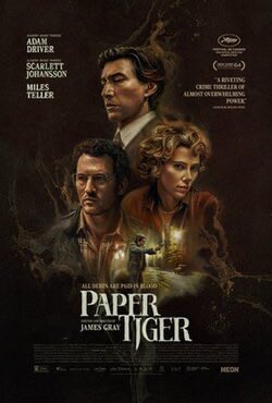 justindorazio0's tweet photo. Now watching Paper Tiger. Dir: James Gray. Starring Miles Teller, Scarlet Johansson and Adam Driver. On 35MM #PFF35 https://t.co/uFaixZjfFx