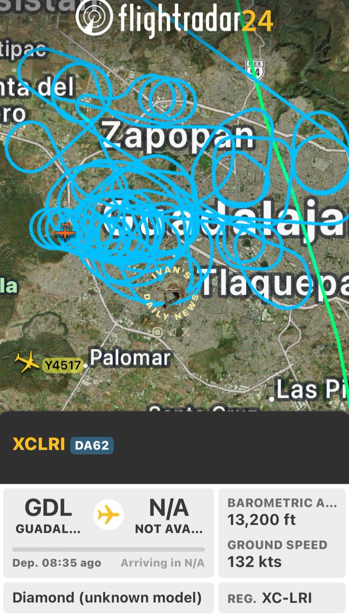 idn__03's tweet photo. Zapopan, Jalisco 📍

🔴🔴
Aeronave de fuerzas federales haciendo vuelos de reconocimiento sobre la zona Metropolitana de Guadalajara y Zapopan 📍

De manera extraoficial se informa de un posible operativo por parte de la Secretaría de Marina. https://t.co/1xUxcxb6up