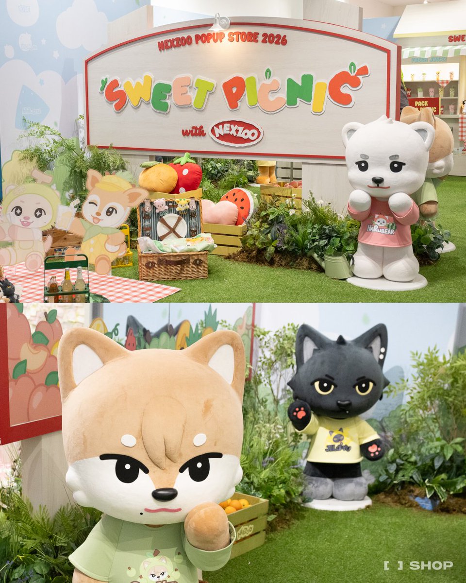 the_FANSSHOP's tweet photo. SWEET PICNIC with NEXZOO
NEXZOO POPUP STORE 2026

달콤한 순간이 한가득,
SWEET PICNIC은 오늘도 계속됩니다!

📅26.10.17 SAT - 10.29 THU (KST)
🌐현대백화점 신촌 U-PLEX 1F (서울 서대문구 연세로 13)

#NEXZ #NEXZOO
#SWEET_PICNIC_with_NEXZOO
#NEXZOO_POPUP_STORE
#FANS_SHOP #팬즈샵 https://t.co/p67igvgZ5w