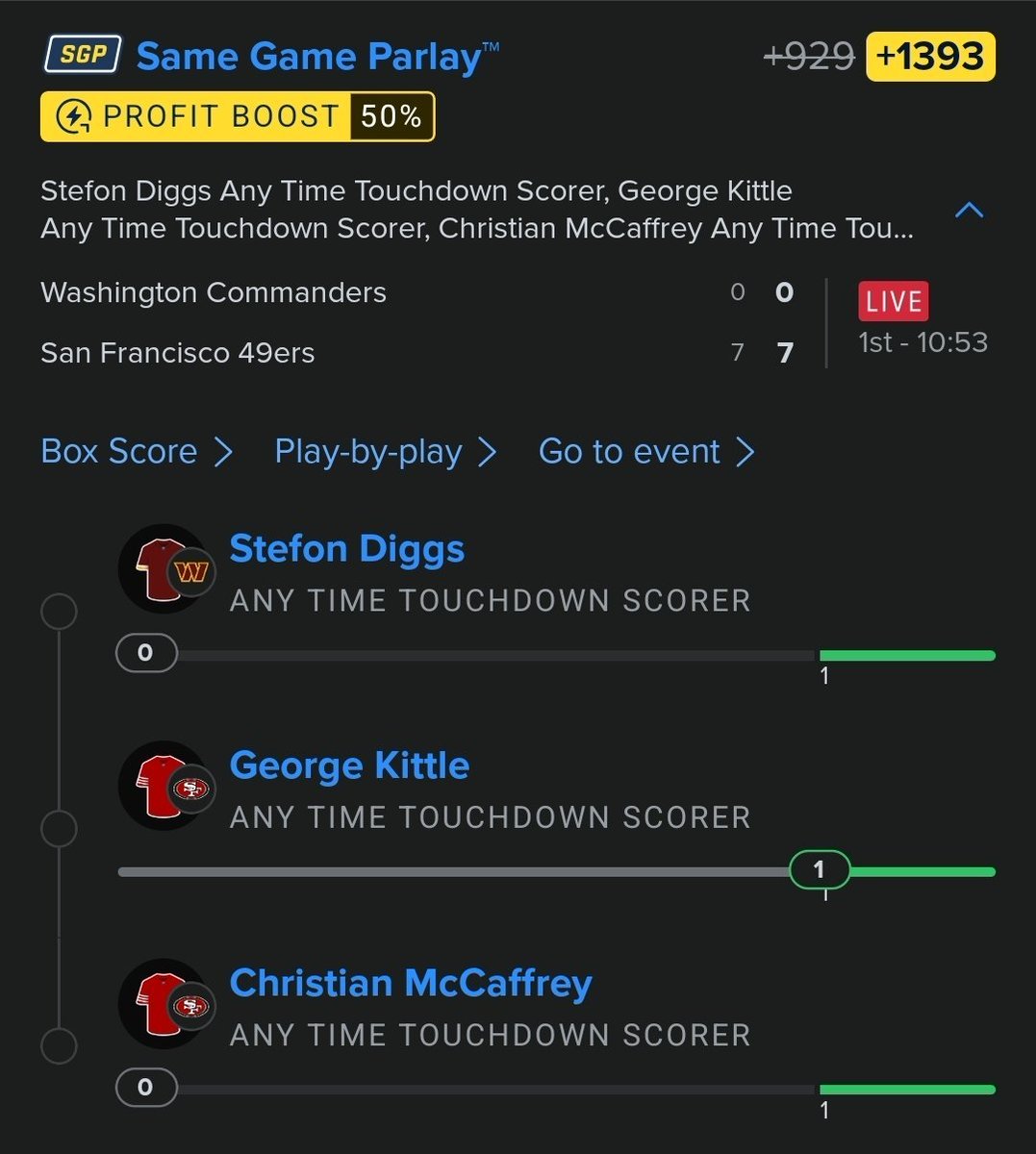 Bigogbets's tweet photo. ONE IN THE BOOKS. TWO MORE TO CASH! 😈💰🔥

@Playbook #SportsPicks #BettingPicks #LetsCash https://t.co/Z0chaj9SLs