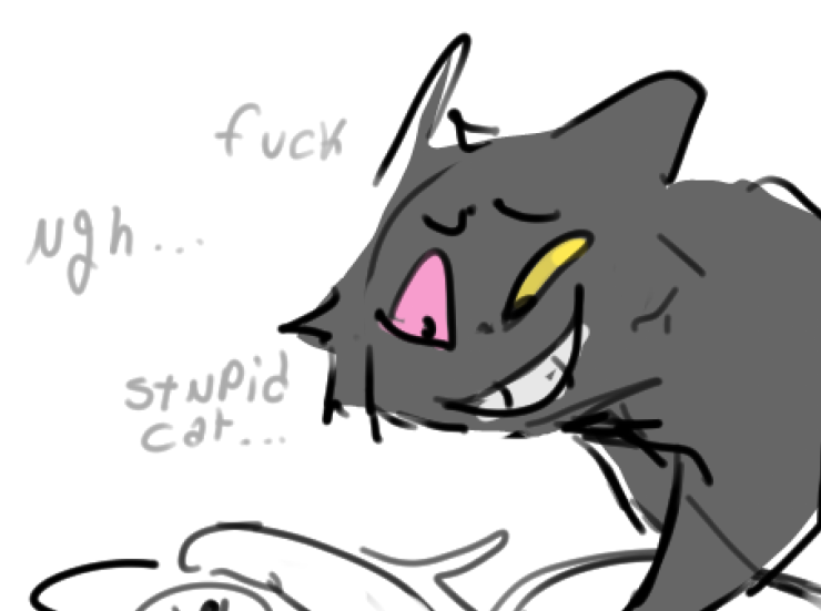 BurneeNsfw's tweet photo. what the cat doing https://t.co/CiRlHBiJX0