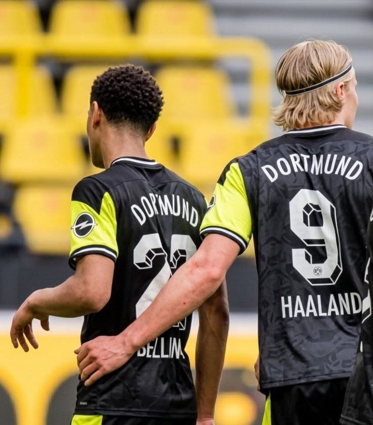 virg1nsuicid3's tweet photo. eles pareciam um casal do high school de filme de comédia dos 2000s quando jogavam no borussia ❤️‍🔥 #haalingham https://t.co/sUUE7FSLr2