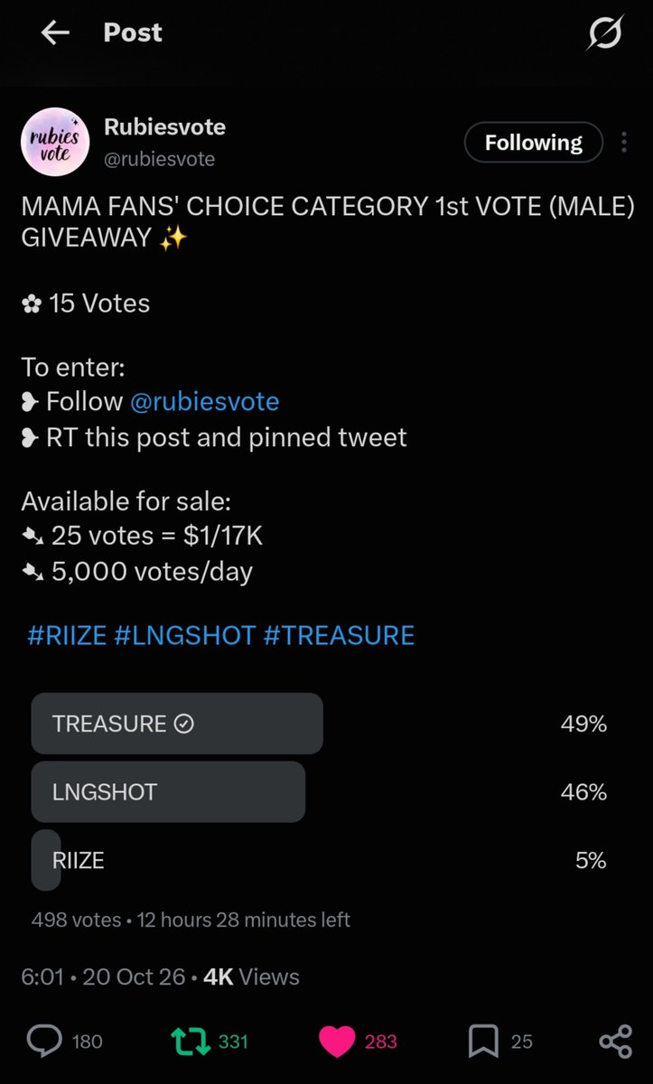 raara0_0's tweet photo. @rubiesvote done for ##TREASURE #2026MAMAVOTE https://t.co/eZ2sEygk1p