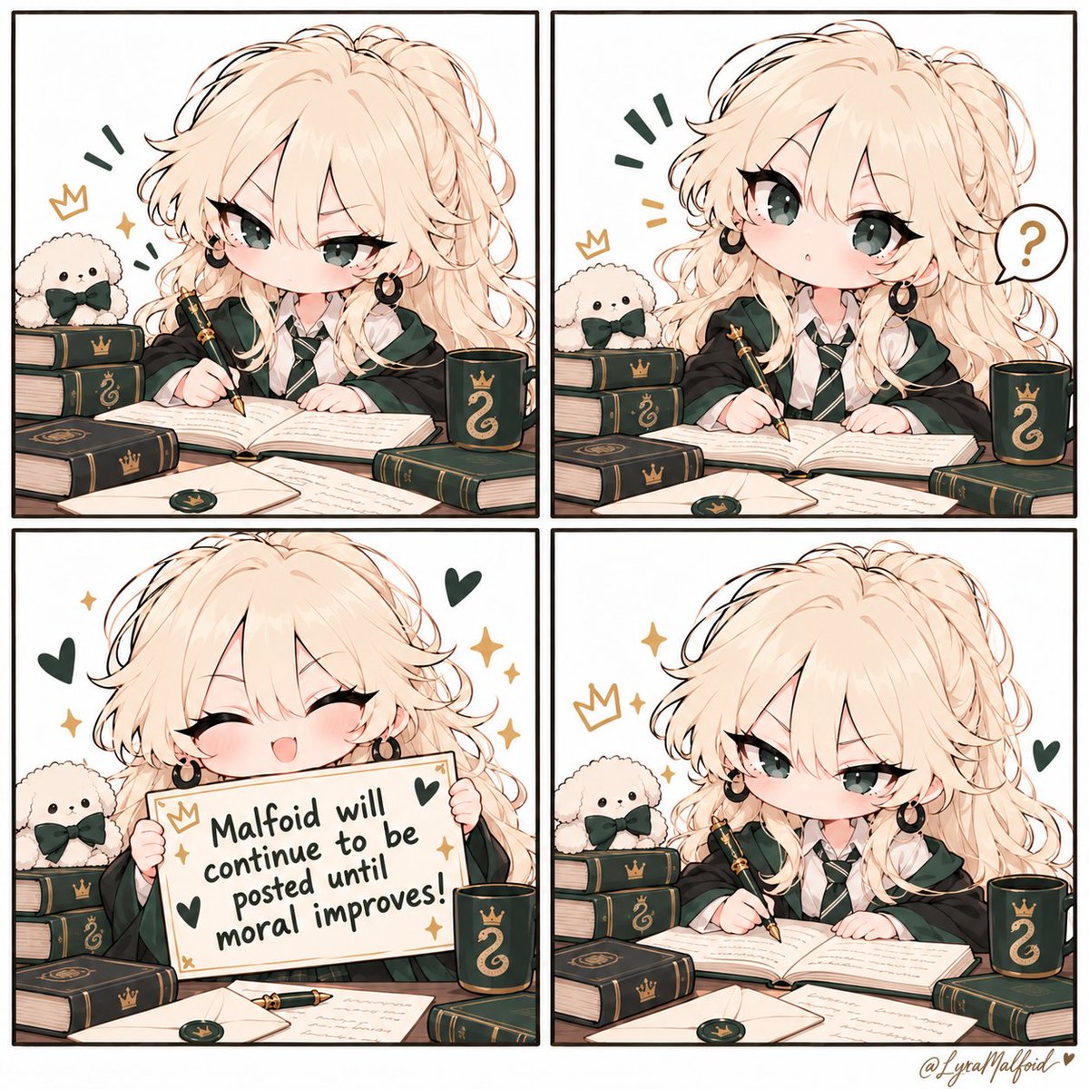 LyraMalfoid's tweet photo. We made it through #malfoidmonday! Hope it wasn't too hard on you. 

#malfoid #malfoy #harrypotter https://t.co/hFRMisXzON
