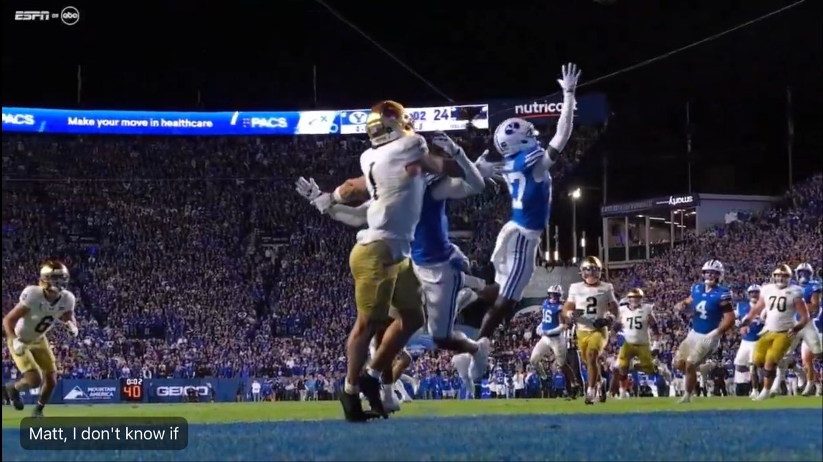 joewheat27's tweet photo. I’ve been completely silent on the PI no call, but I am SHOCKED at how it being DPI is universally accepted when the only contact Evan had with the receiver when the ball was ever in the vicinity was the receiver grabbing him. Great no call and even better coverage https://t.co/UhxjuBrR94