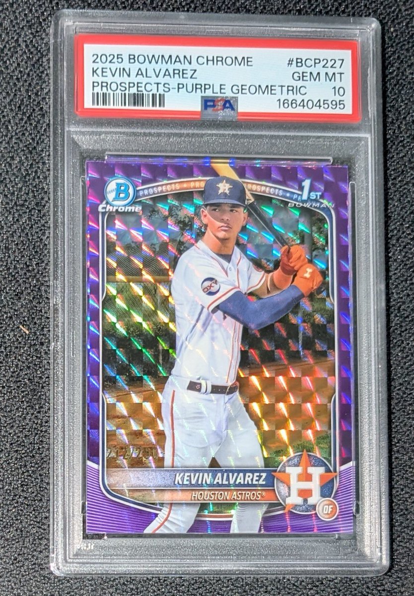 CardsThings's tweet photo. Kevin Alvarez Bowman chrome PSA 10 /250
$50

See pinned for rules/ shipping
#CardsThingsStax https://t.co/V1vVaXlttI
