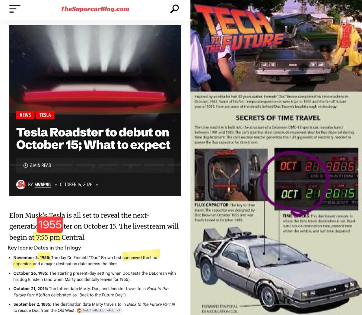NErheRVllIIc3sH's tweet photo. @realDonaldTrump @POTUS @Trump  (2015)
German Roots (1885), World Wars, and a Mission to Prevent WWIII
  @elonmusk @Tesla (1955)🙃
@netanyahu 🎂😉

#BackToTheFuture
#BackToTheFutureTrilogy
#TimeTravel https://t.co/WnlmLCfmsP