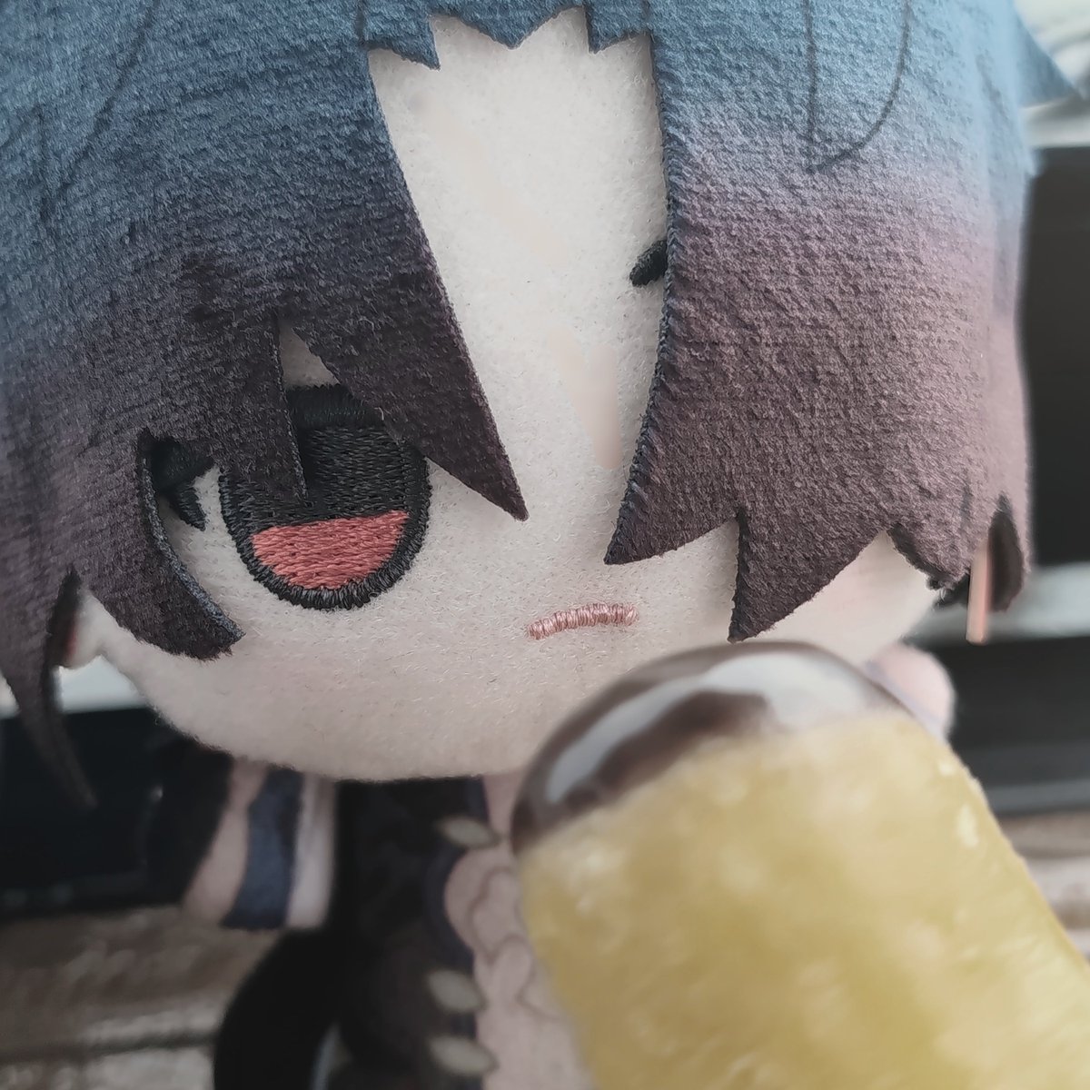 bladegachikoi's tweet photo. every time I get food my blade plushies trembles in fear https://t.co/GLjfLZYIli