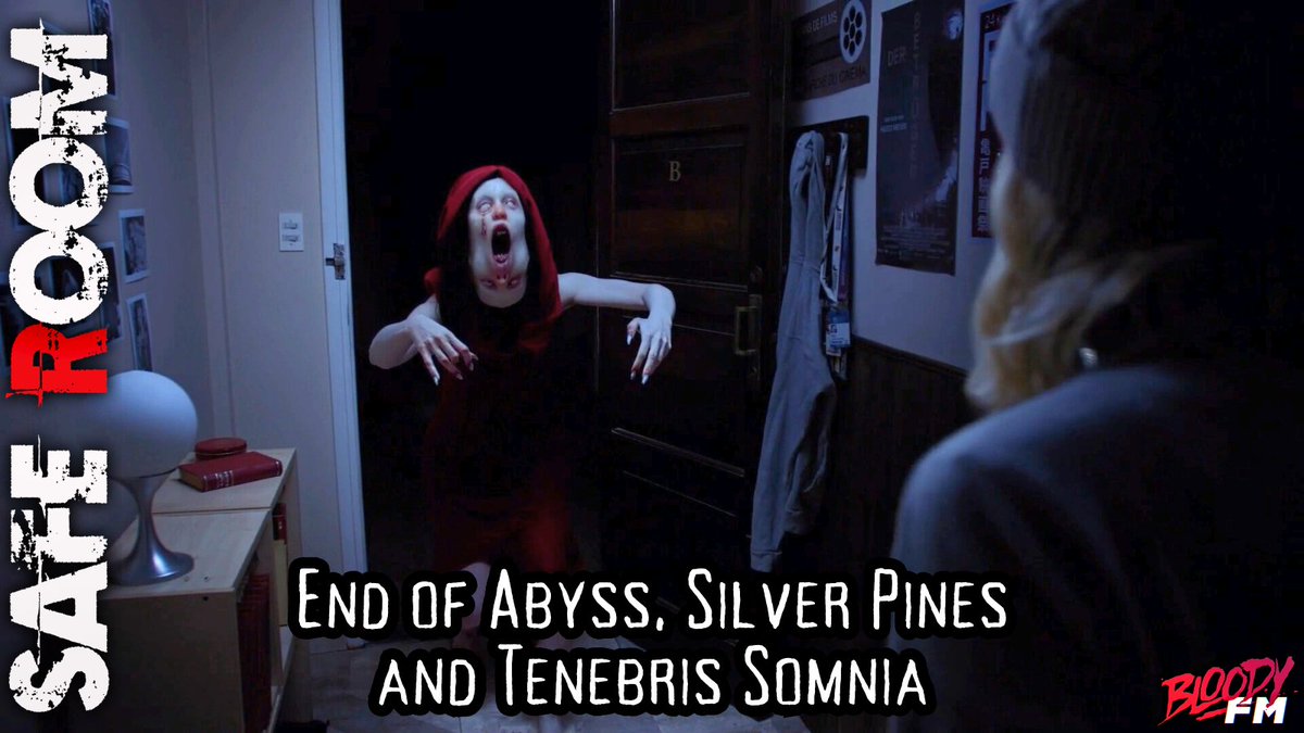 SafeRoomPod's tweet photo. This week, @Baron_Aim &amp; joins @NotFunnyJ 
to chat about a range of recently released horrors!   

🍎: https://t.co/AF2VyY8WjM
🟢: https://t.co/g8Dlz0Jmyb https://t.co/FFz3oOmF8i