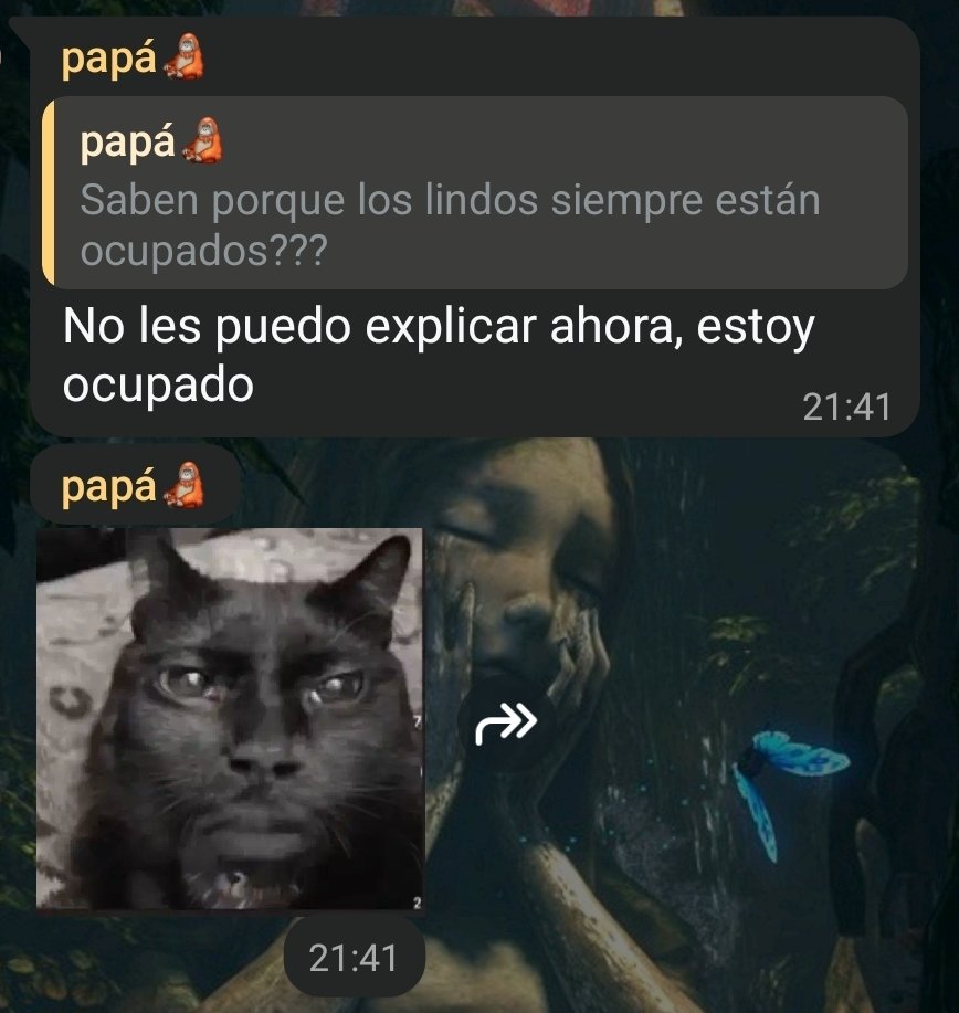 soocelet's tweet photo. mi papá se cree muy gracioso en el grupo de la familia https://t.co/MiZjMopHaM