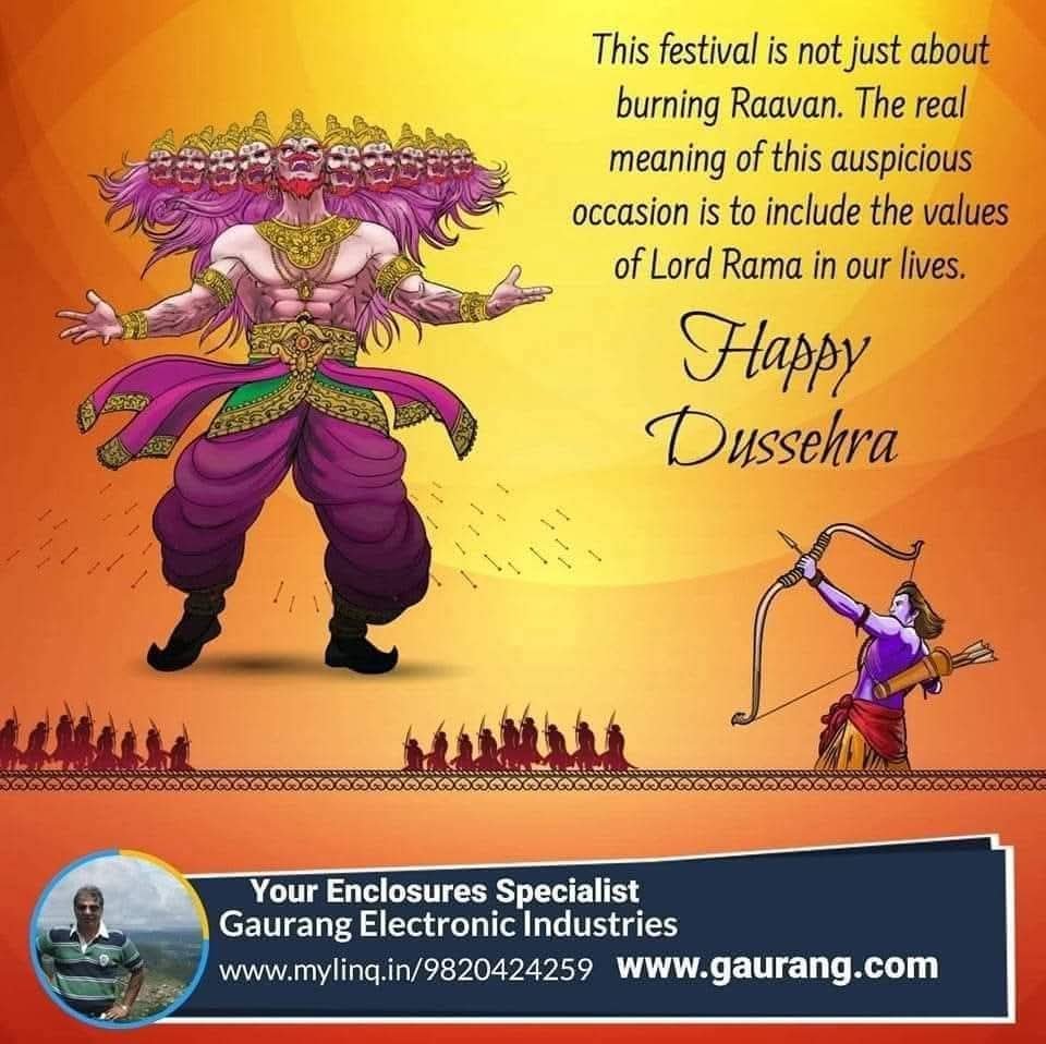 GAURANG_Cases's tweet photo. Happy Dussehra
Gaurang Enclosures Team
https://t.co/eCRttB55xp
#HappyDussehra #DinRailEnclosures #PlasticEnclosures #ModularEnclosures #Enclosures #Boxes #Cases #ElectricalEnclosures https://t.co/RMIWiYTnON