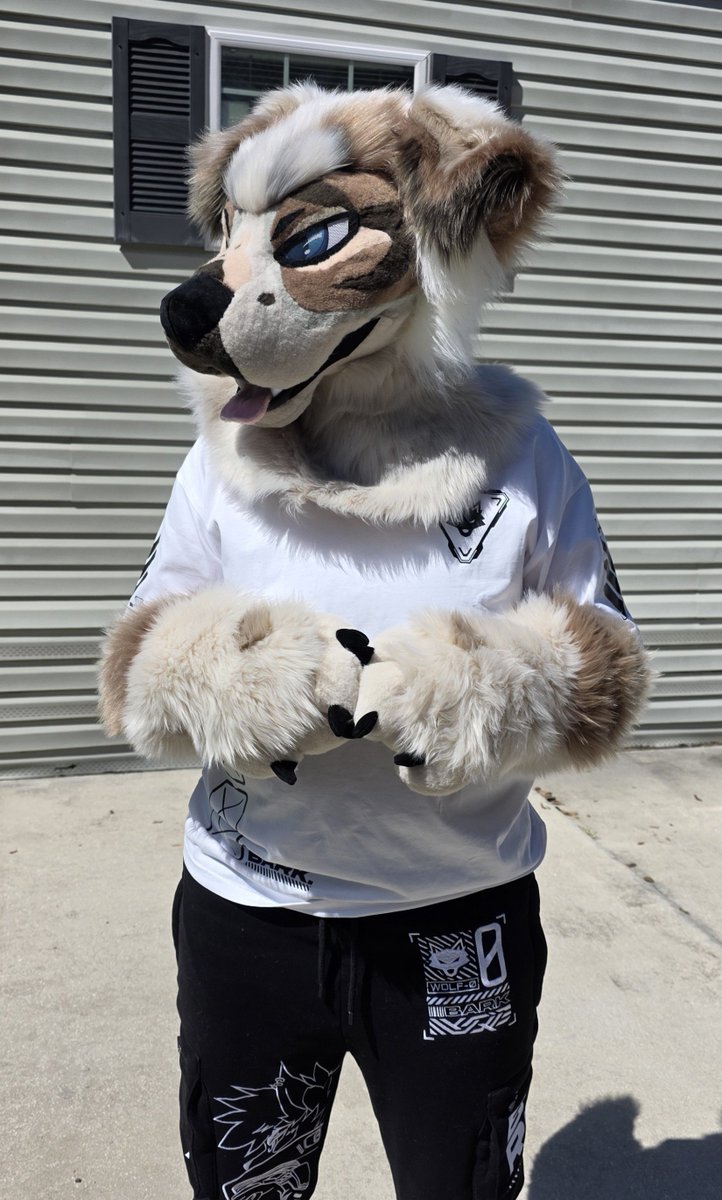 ItsCraftyCoyote's tweet photo. 🔥Sale Post🔥

This pupper was meant to be a personal suit, but money is tight this month and i'm looking to sell them.

Comes as a mini partial, and fits up to a size 22.5. Universal fit for paws.

Pricing to sell, so asking $3k. No payment plans, shipping included. Ready to ship ASAP. 

As always, likes and shares are appreciated. ☺️