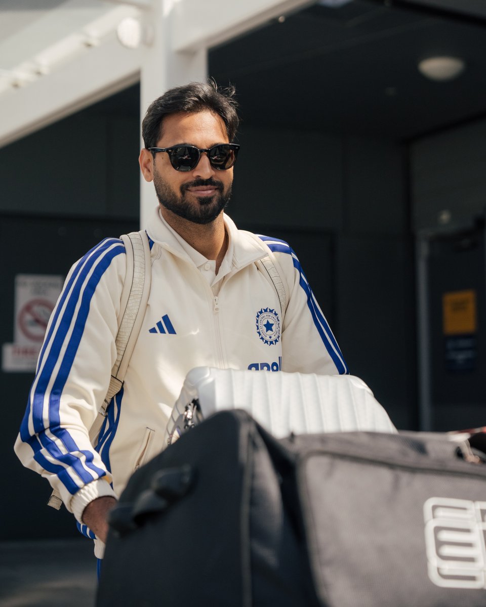 BLACKCAPS's tweet photo. India have arrived in Ōtautahi 🇮🇳 

#NZVIND https://t.co/bvNH65b7w7