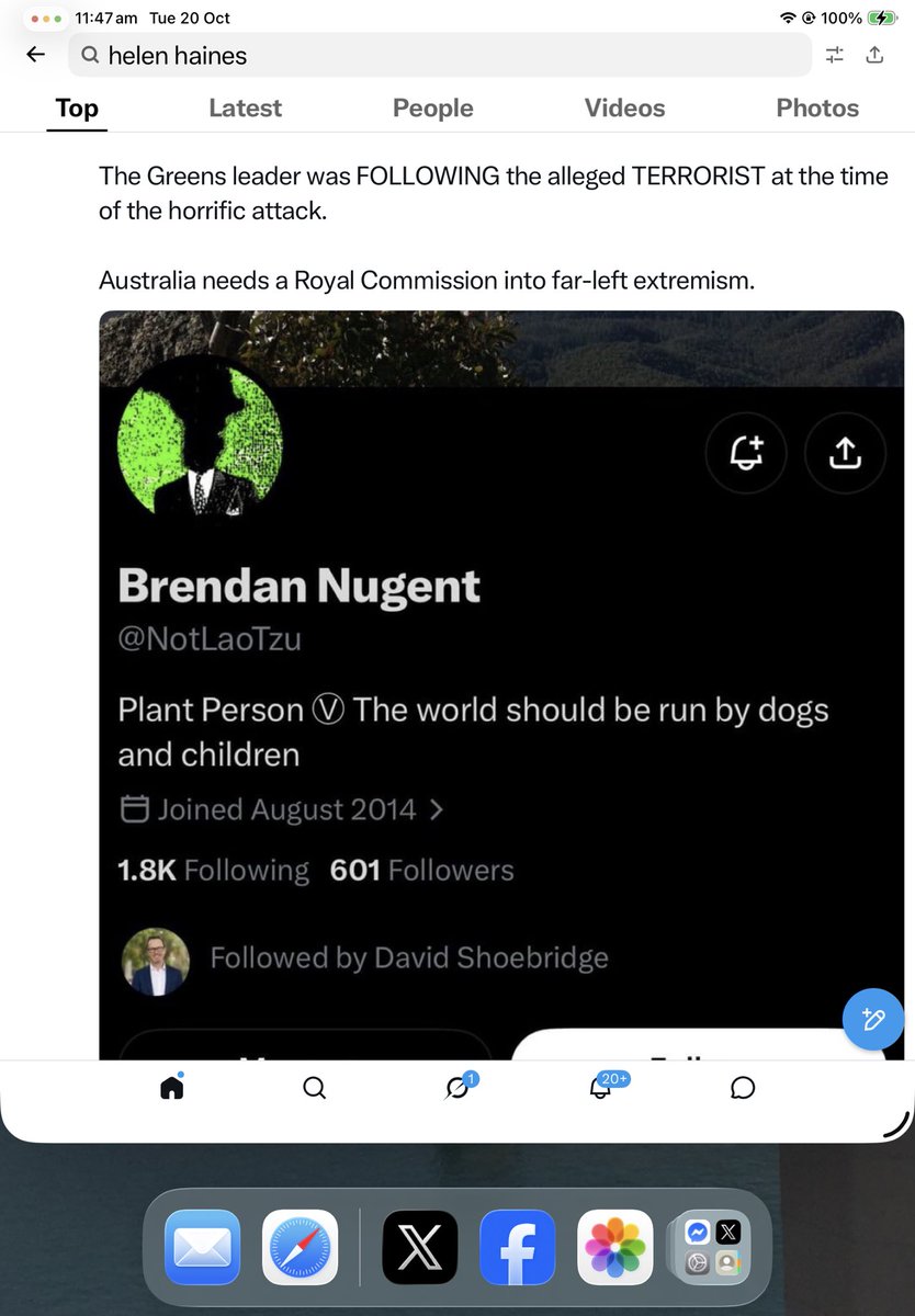 susanmc70244621's tweet photo. DAVID SHOEBRIDGE,  GREENS LEADER , FOLLOWED THE TERRORIST ,  BRENDAN NUGENT , WHO  RAN DOWN MP
HELEN HAINES IN COLD BLOOD , Helen followed the attacker also 

#brendannugent   #davidshorbridge https://t.co/UhBGK5XCM2