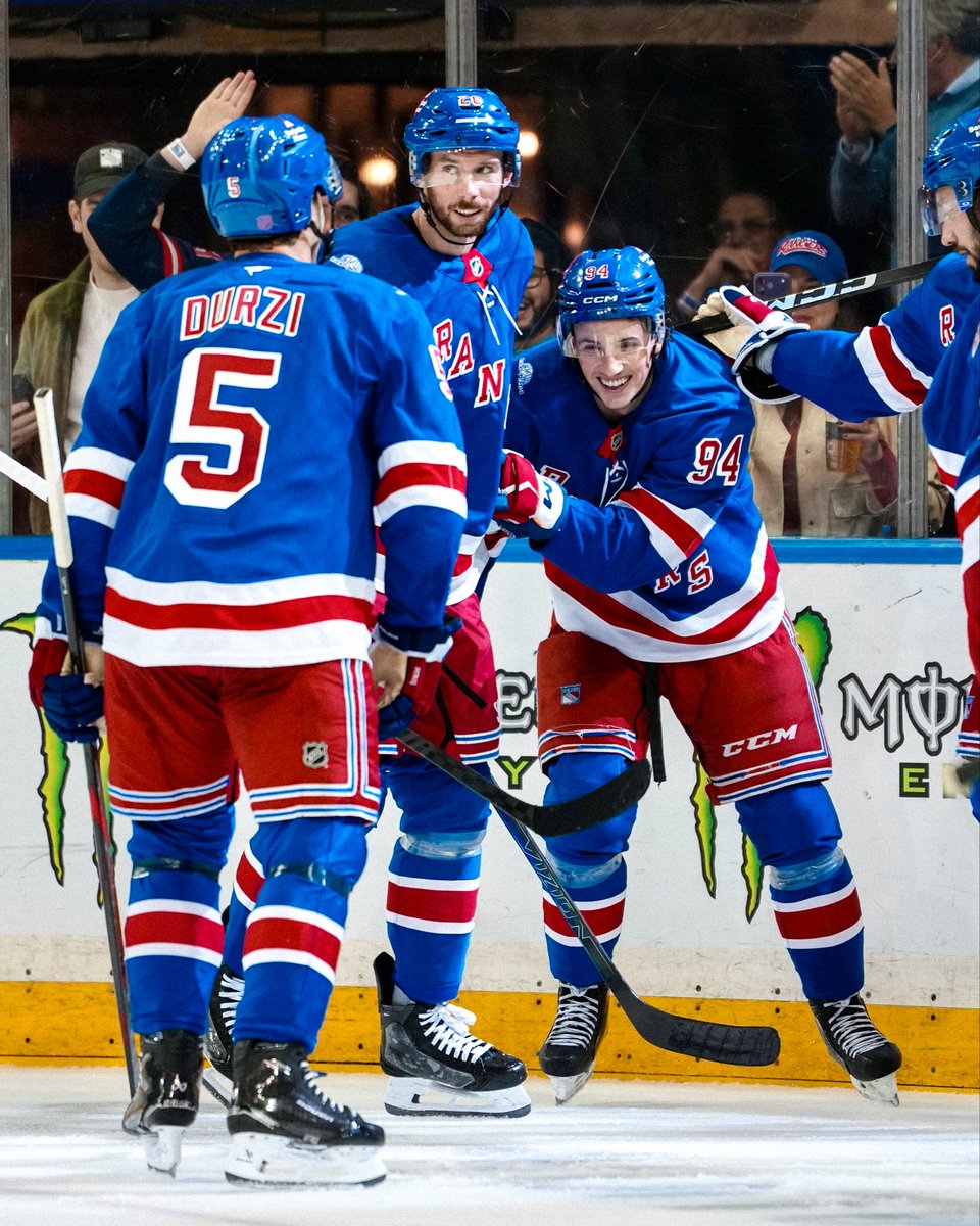 NYRangers's tweet photo. A solid second 🤝 https://t.co/esxcv3uqEM