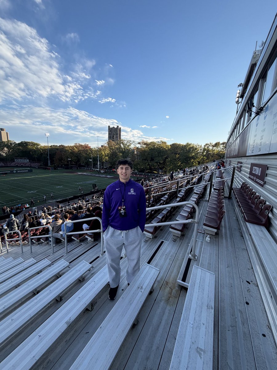 CarsonGoode16's tweet photo. Thank you to @FordhamFootball and @benchmason42 for an incredible game day visit! Grateful for the opportunity to experience the atmosphere, learn more about the program, and connect with the coaches. Excited about what’s happening at Fordham! #GoRams https://t.co/UCkeNuV0wP