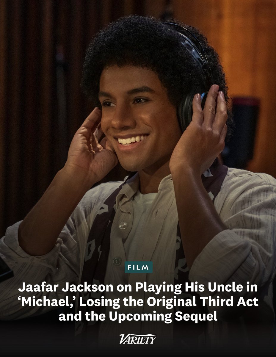 Variety's tweet photo. Jaafar Jackson says he's "more than ready" to start filming the "Michael" sequel:

"I haven’t been told anything concrete, but whatever decision is made, I’m more than ready to get back into it and excited for where that goes. I haven’t been told a date or anything solid yet. As far as my schedule, it’s open."

https://t.co/qbI0gJe3Vd