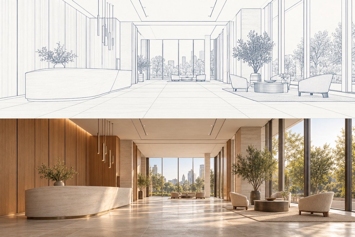 ryanocc's tweet photo. I keep coming back to how many expensive decisions in real estate come down to someone saying “oh, now I see it”. 

Visualization technology with AR/VR is getting so good. 

Think about how much changes when you can see it before it’s built, and make those decisions months earlier..