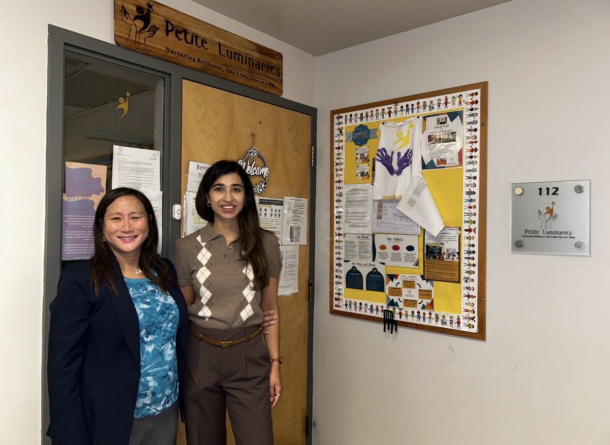 JeanYip3's tweet photo. 🧸🌿 Growing curious minds starts with the right space to explore!

I toured @petiteluminaries and I saw how their thoughtfully designed play spaces and green spaces encourage children to discover nature, build social skills and learn through hands-on experiences. Good to talk about daycare issues with the owners. 

🇨🇦 Through the Canada Summer Jobs program, the federal government supported summer jobs at Petite Luminaries Childcare, helping young workers gain valuable experience in the childcare sector. Saw how federal funding contributed to the playscape. 

Loved the little cherry tomato garden! 🪴 

#ScarboroughAgincourt #NorthYork