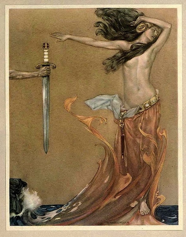 Parsifel1's tweet photo. THE  LADY  OF  THE  LAKE https://t.co/KwHt2qlCOm