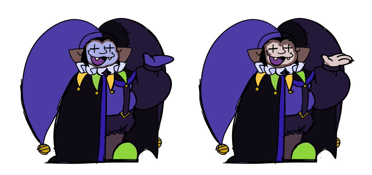 rwb0tomy's tweet photo. If Deltarune was people https://t.co/OLNttkBSOk