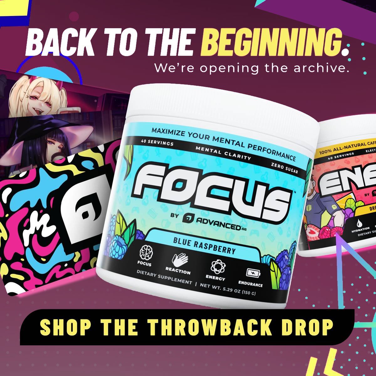 ADVANCEDgg's tweet photo. Throwback drop ends tomorrow 👀

Add a qualifying jar and an eligible mousepad to your cart. Use THROWBACK for the free mousepad.

https://t.co/lis96TbhRA https://t.co/c2PliHBsaP