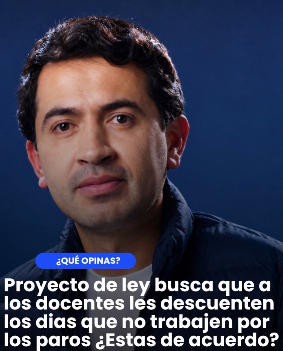 Tony_Libertario's tweet photo. DOCENTES DEBERAN PAGAR SUS HORAS CUANDO 
SALGAN A PARO, ES EL PROYECTO DE BRICEÑO
Estas de acuerdo con el proyecto que presentará el 
representante Daniel Briceño del Centro Democrático?
#AbelardoDeLaEspriella 
#patriamilagro https://t.co/shYphYUCPp
