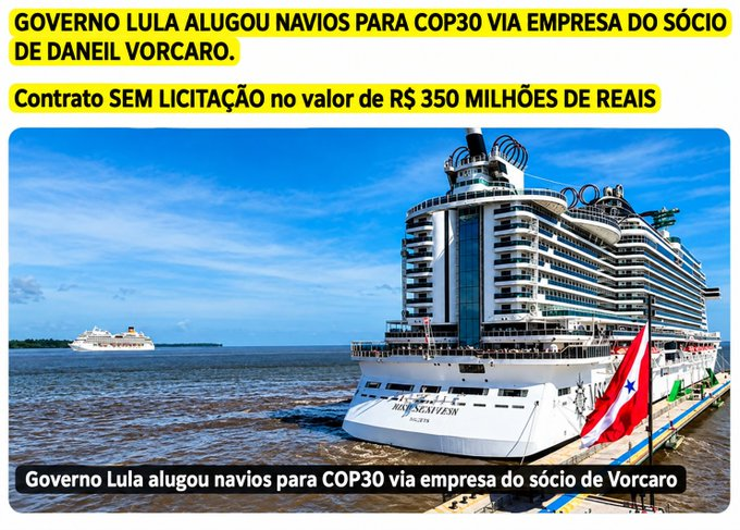 Luccas1964's tweet photo. LULA É O MAIOR BANDIDO QUE O BRASIL JÁ TEVE!  

CONTRA DADOS NÃO HÁ MENTIRAS     

LULA LADRÃO CONTA PRÁ NÓIS QUANTO DE PROPINA ROLOU NA NEGOCIATA DE R$ 350 MILHÕES DE REAIS COM OS TRANSATLÂNTICOS DE LUXO DA TURMA DO VORCARO

https://t.co/Nt9XO1as9O https://t.co/Uju8B16PJn