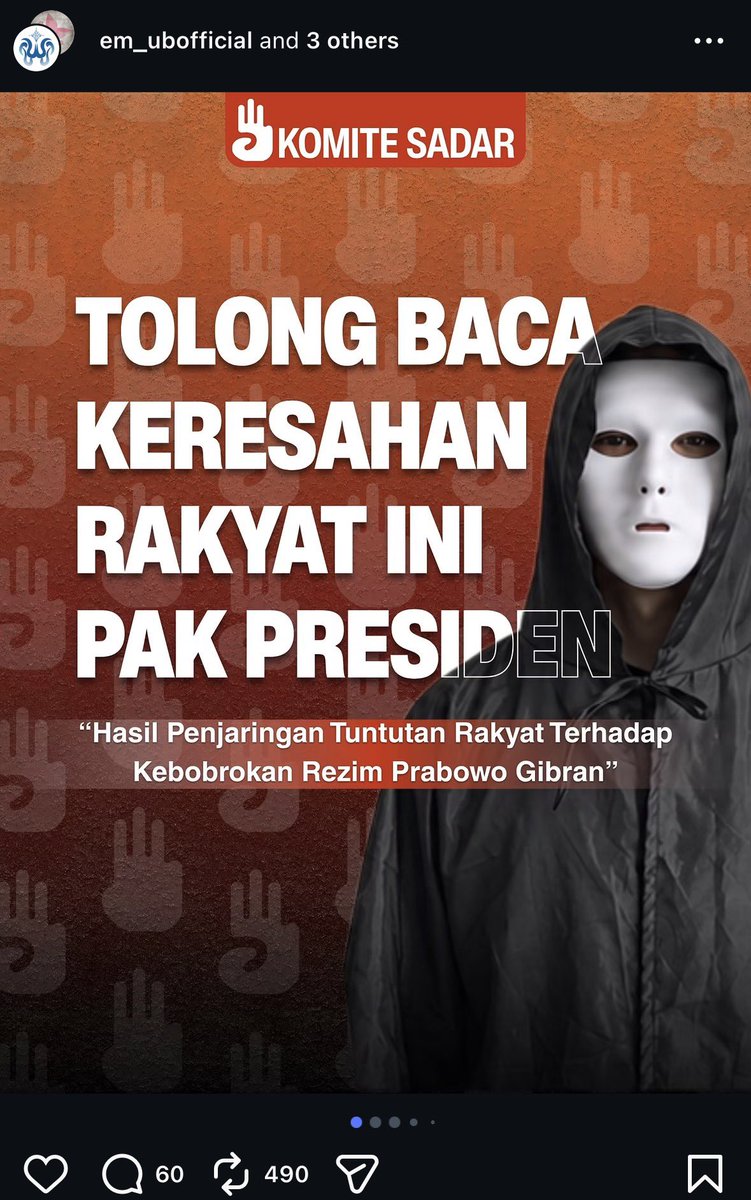 genzcorporation's tweet photo. CONFIRMED hari ini, 20 Oktober 2026, 

Aliansi BEM Seluruh Indonesia bersama masyarakat sipil bakal turun ke jalan.

Berikut tuntutannya: https://t.co/rhOCDzZfky