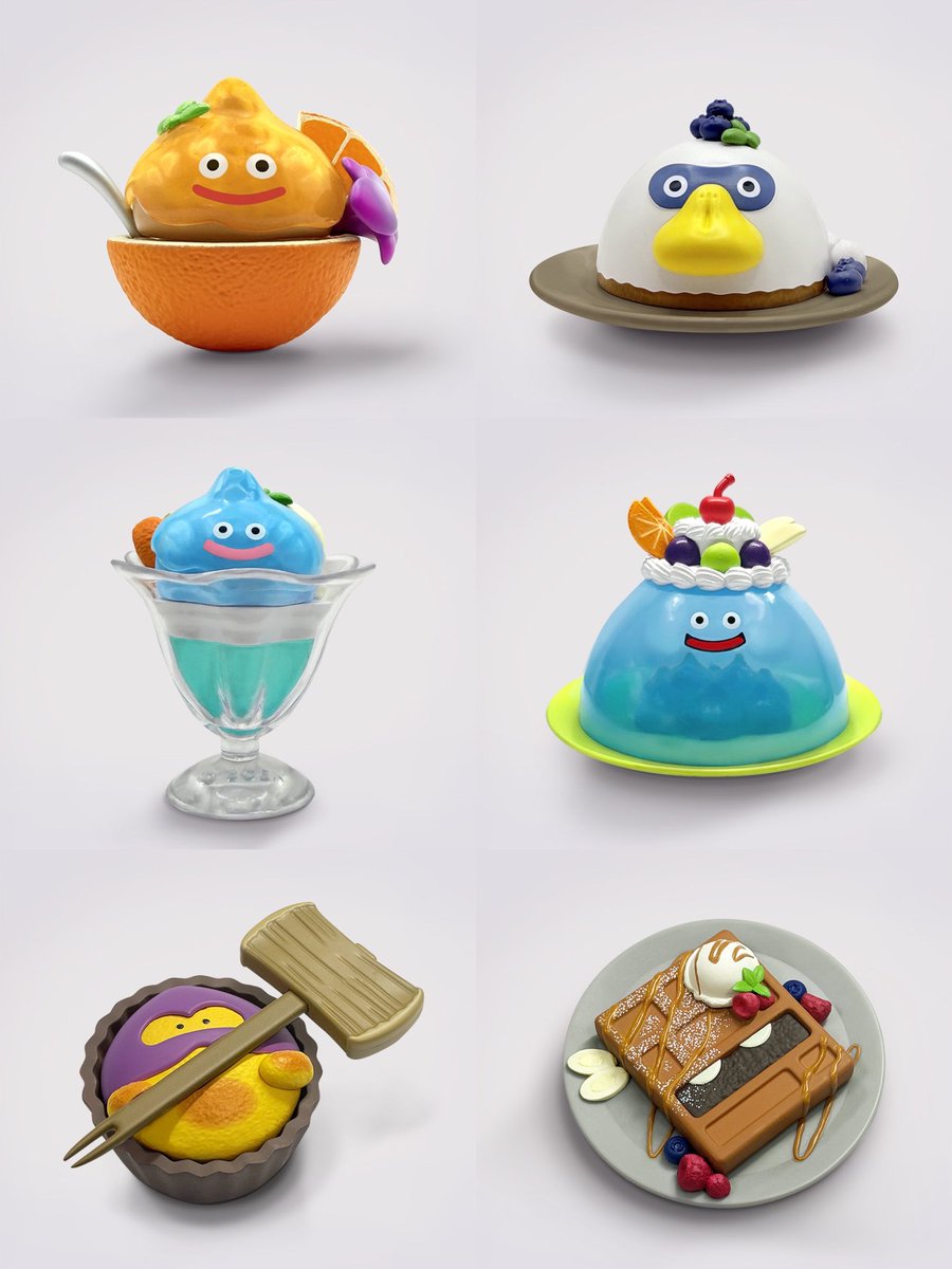 japancapsuletoy's tweet photo. 【ドラゴンクエスト ミニチュアスイーツフィギュアコレクション スライムカフェ】 
1月発売のグッズ。
https://t.co/mHih0sEwnA #pr https://t.co/4kkIdG0W5M