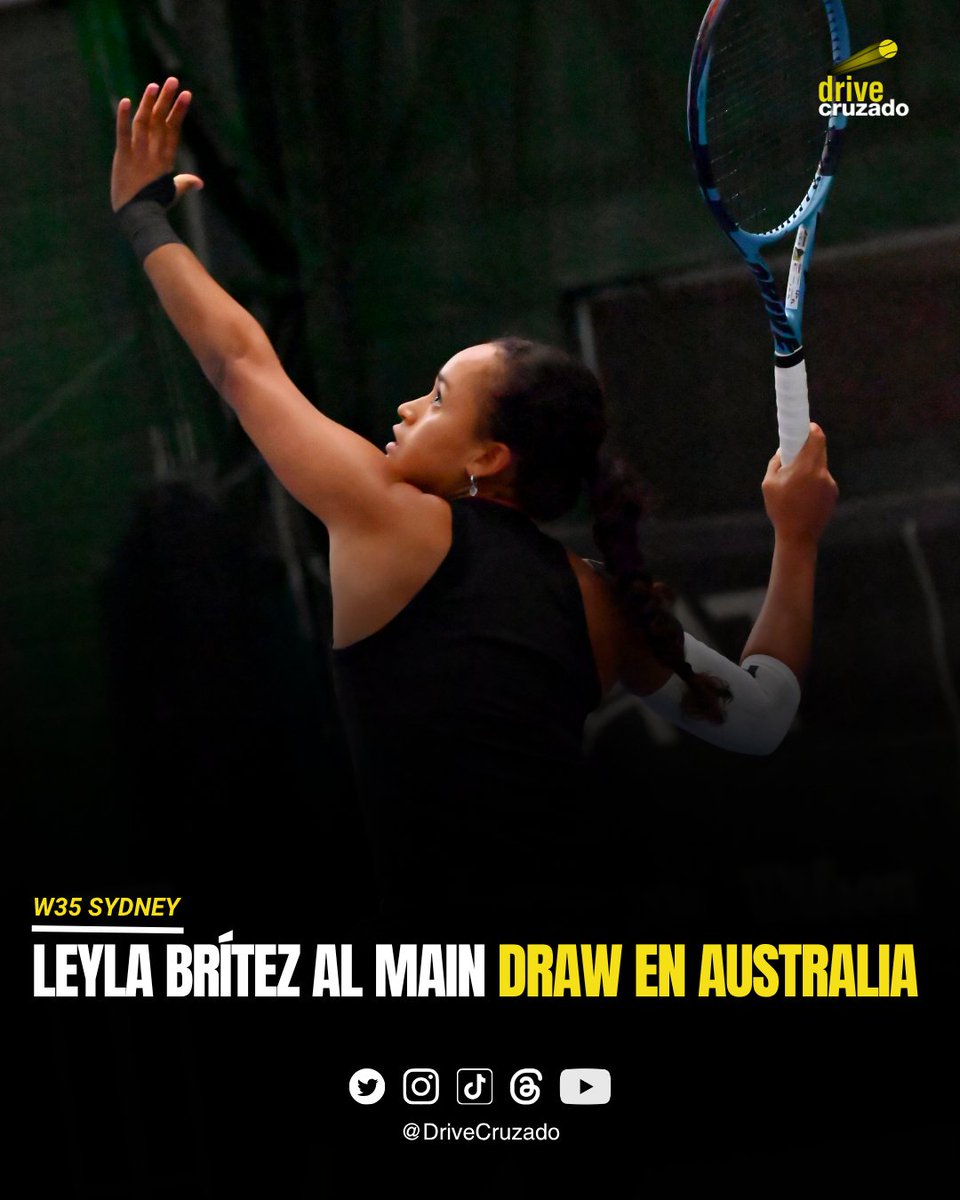 DriveCruzado's tweet photo. World Tennis Tour | W35 Sydney 🇦🇺

Leyla Brítez Risso 🇵🇾 superó con éxito la clasificación del Sydney Olympic Park International #1 en Australia.

Tras haber tenido 'bye' en primera ronda, venció ayer a Yu-Ching Wang por doble 6-1 y hoy en la ronda final a, Angela Cui 🇦🇺, por 6-1,6-1 y se metió así a la llave principal de singles.

📷 @ eliluthard | @ClubTrelew