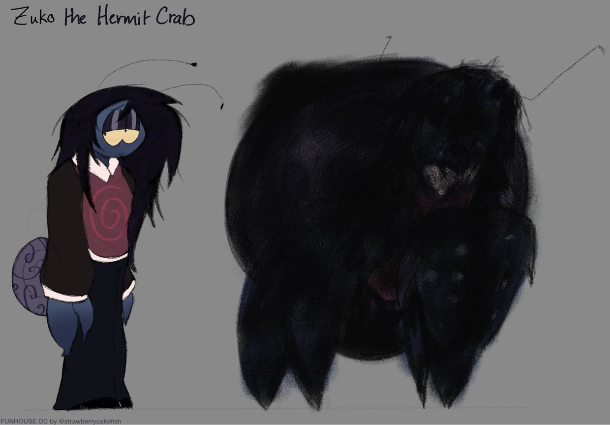 cheesecakef1sh's tweet photo. Here is more of my Funhouse OCs because why not! Here’s Zuko the Hermit Crab and here’s Sweetie the Strawberry Swirl!

All made by me :3 (Both of them will have a description later on)

#FUNHOUSE #roblox #oc https://t.co/tiUGP9PPL4