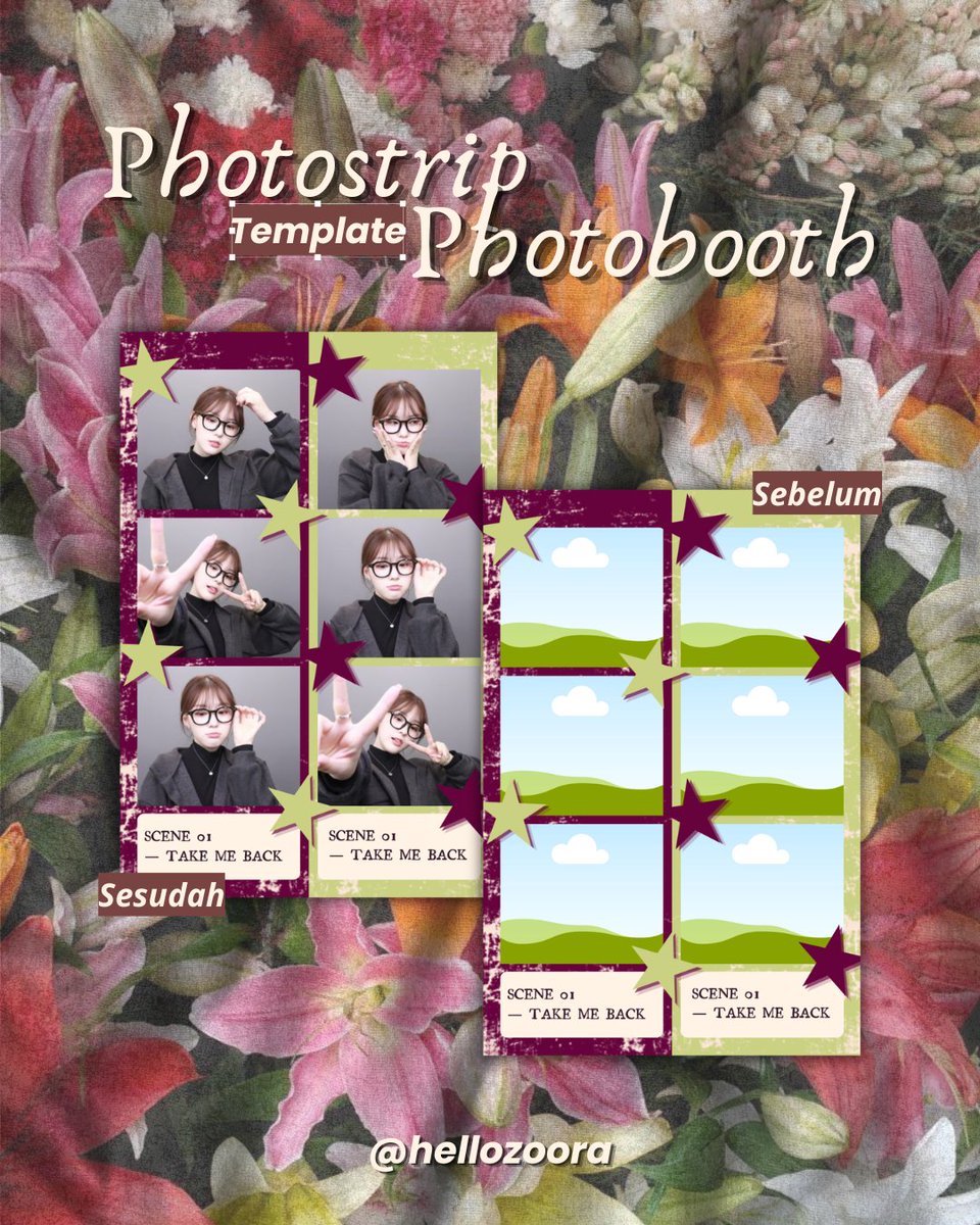 helloZoora's tweet photo. 🎞️💗 Your own photobooth moment, made prettier! ✨

Bikin photostrip aesthetic ala photobooth dengan template dari HelloZoora 🎀 
Tinggal masukin foto favoritmu dan customize sesuai style kamu!

🛍️ Ready to create yours? Klik link di bio untuk order template-nya ♡ https://t.co/QxkUDKHaiS