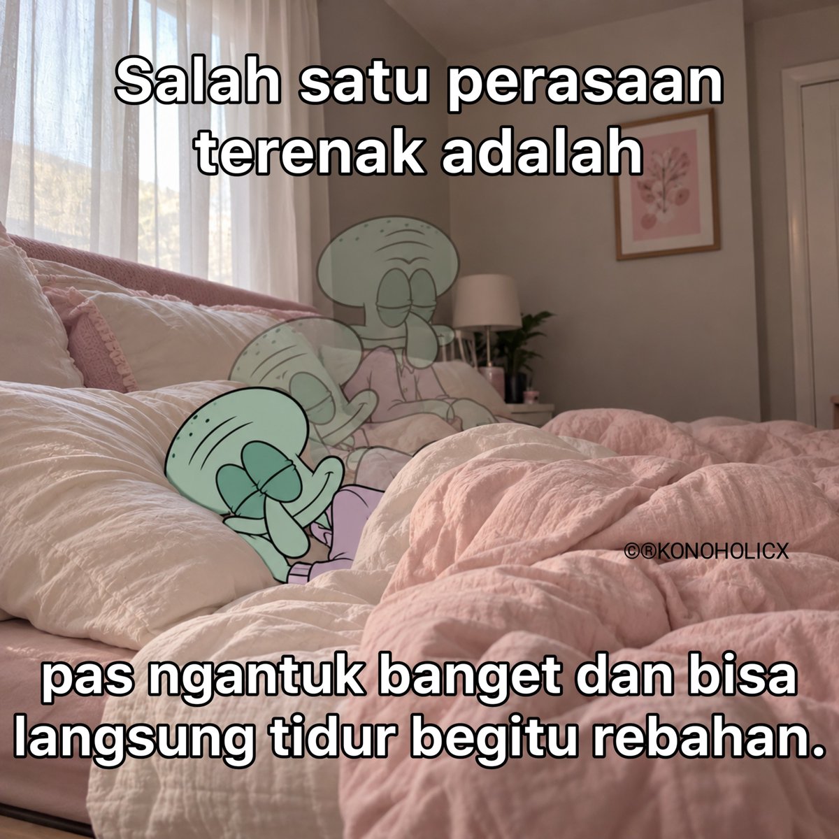 konoholicx's tweet photo. rebahan langsung ketiduran 🤤 https://t.co/pR84hUFipV