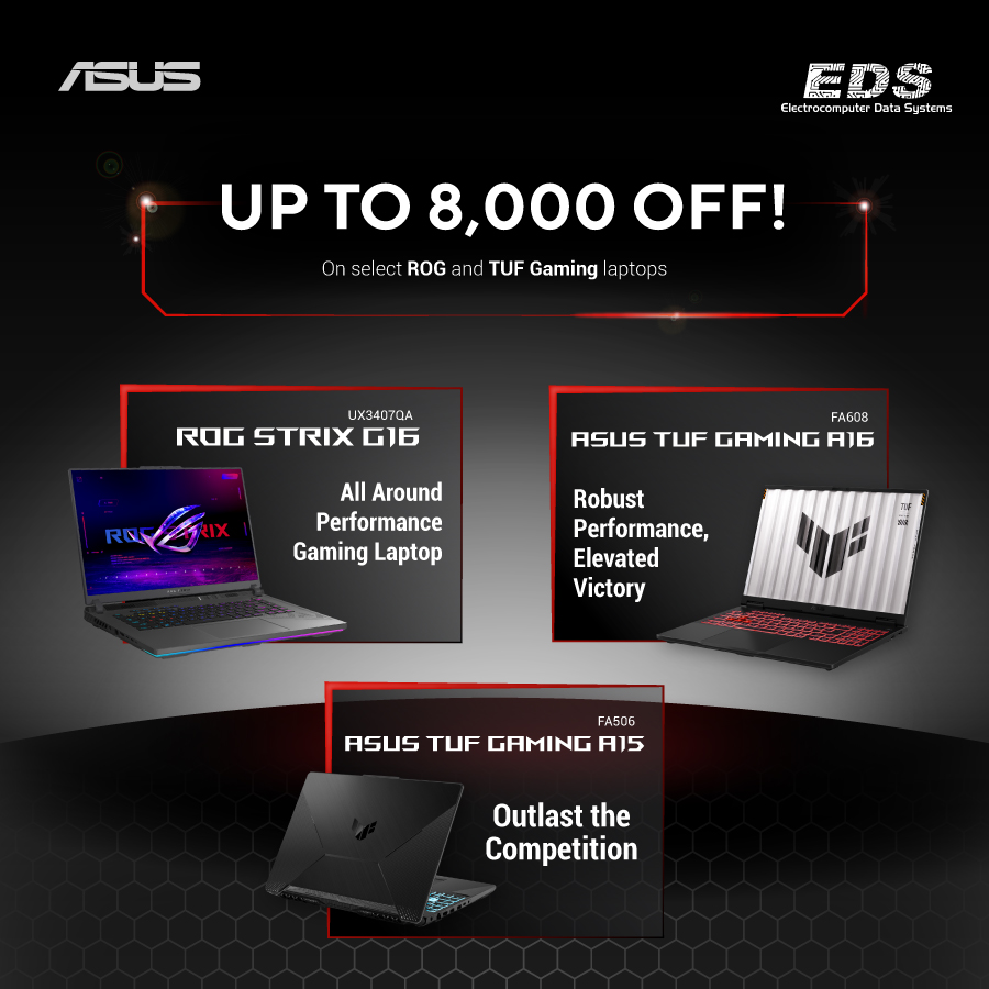 ASUSph's tweet photo. The Computer Tech &amp; Expo Event is coming to Robinsons Tacloban with ASUS &amp; ROG!

📅 Oct 21-30, 2026
📍 Robinsons Tacloban

Get hands-on with ASUS &amp; ROG technology and enjoy special discounts &amp; freebies all in one place! 💻🖥️🖱️🎮

Be one of the first 30 buyers and get a FREE gift! https://t.co/WCN6XyJQg5