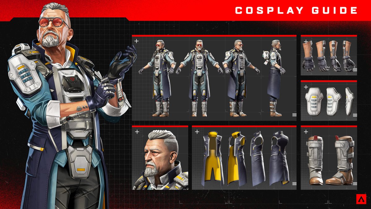 ApexCommunityJP's tweet photo. 「素人どもにプロの仕事を見せてやろうじゃないか。」

バリスティックのコスプレガイドを公開！👓
彼の装備などのを細部までご紹介します✨

🔗https://t.co/KTP3HH9V3c https://t.co/CdNgqWtnBJ