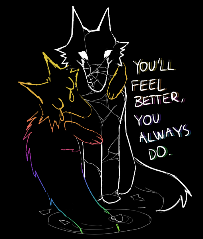 KarKareWolf's tweet photo. You'll still always have yourself. https://t.co/pF6nQjQM4F